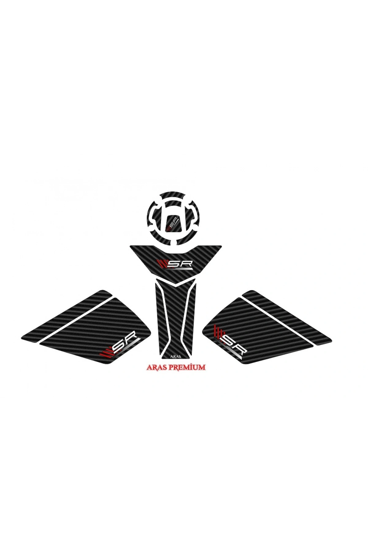 CFMOTO 450 SR 2023 Uyumlu Tank Pad Seti