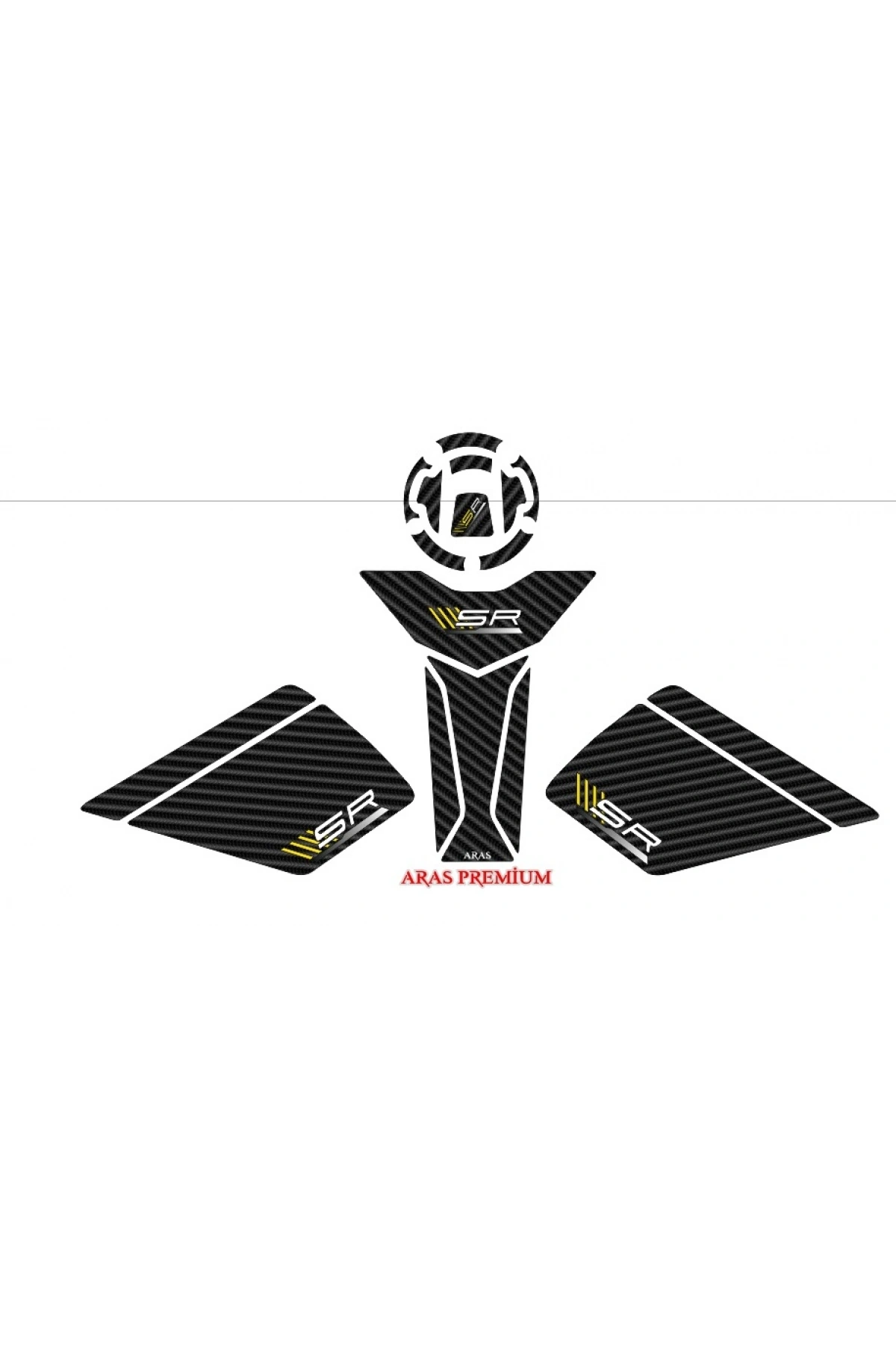 CFMOTO 450 SR 2023 Uyumlu Tank Pad Seti