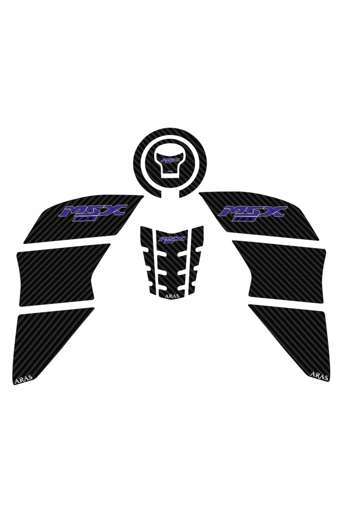 Honda MSX 2014-2022 Uyumlu Tank Pad Seti