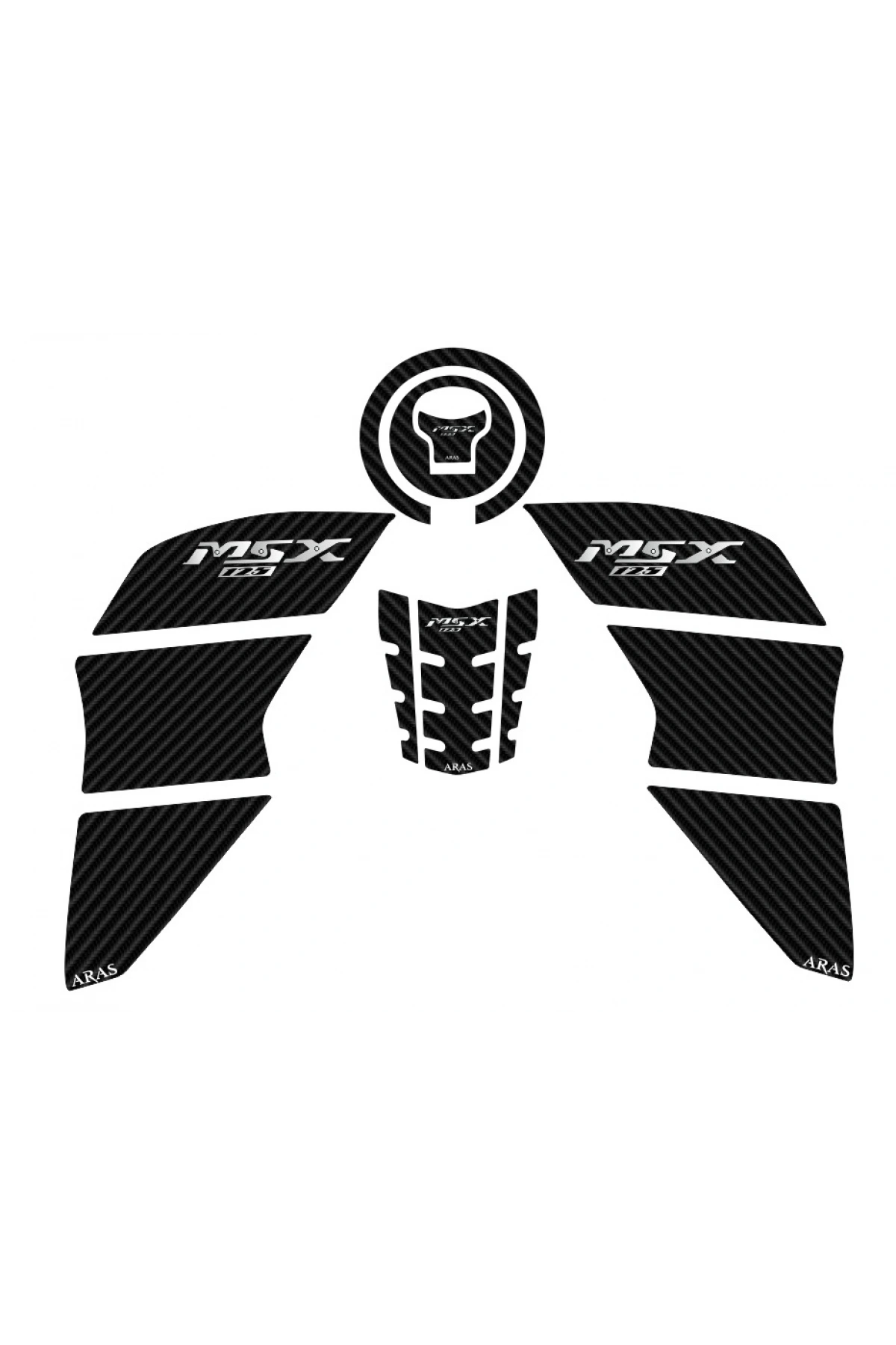 Honda MSX 2014-2022 Uyumlu Tank Pad Seti