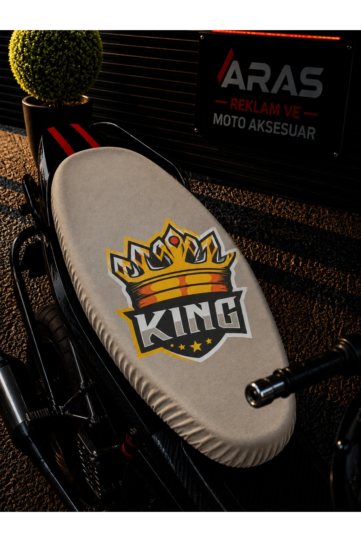 KING MOTOSİKLET SELE KILIFI