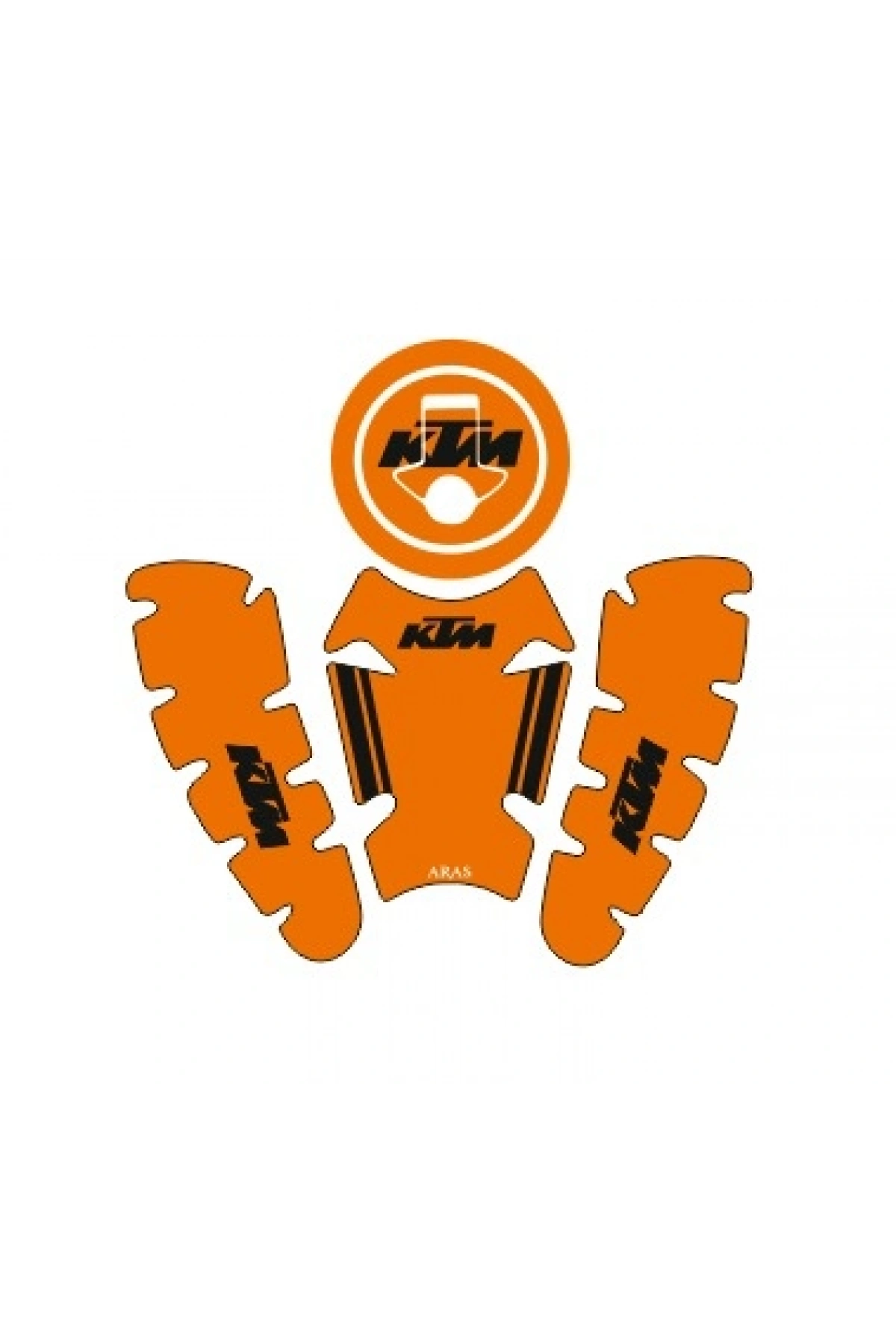 KTM Duke 2012-2021 Uyumlu Tank Pad Seti