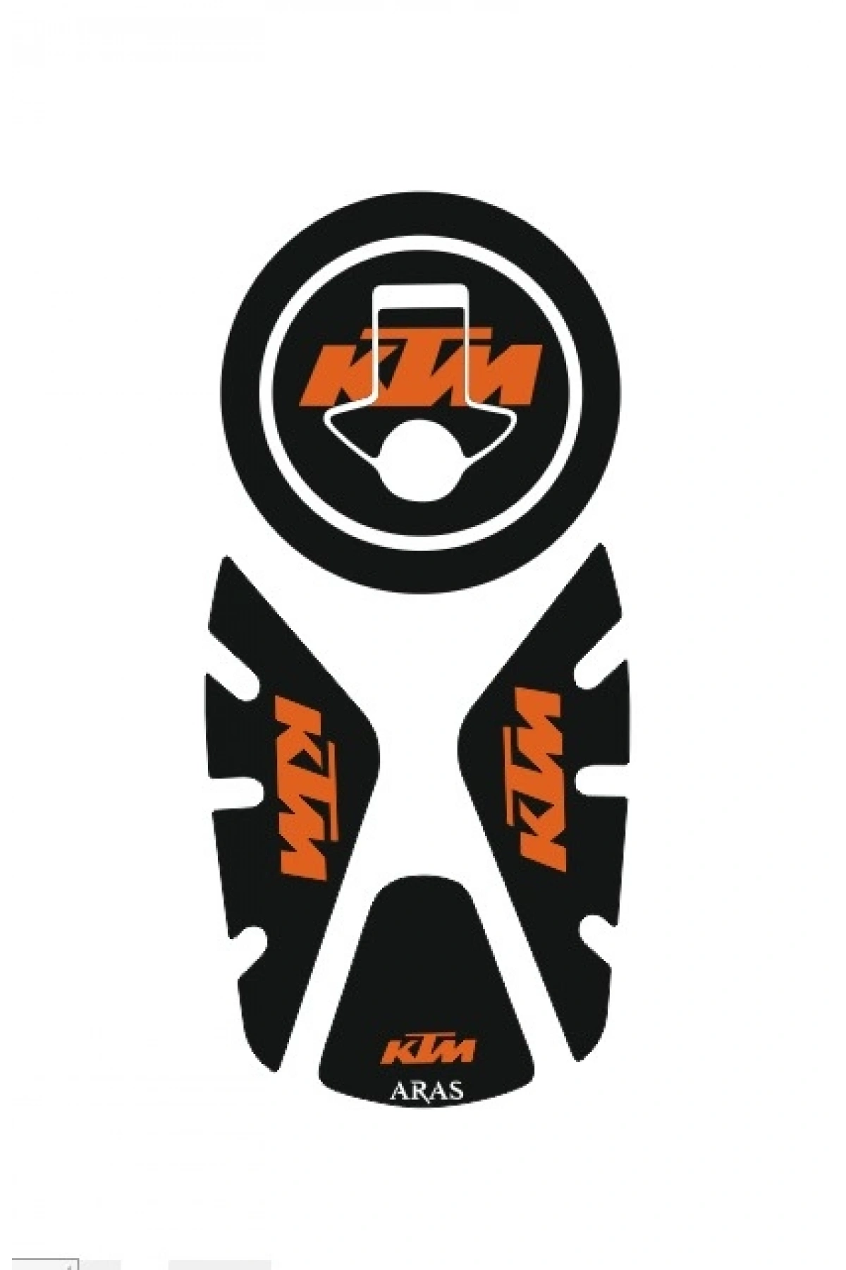 KTM Duke 2012-2021 Uyumlu Tank Pad Seti