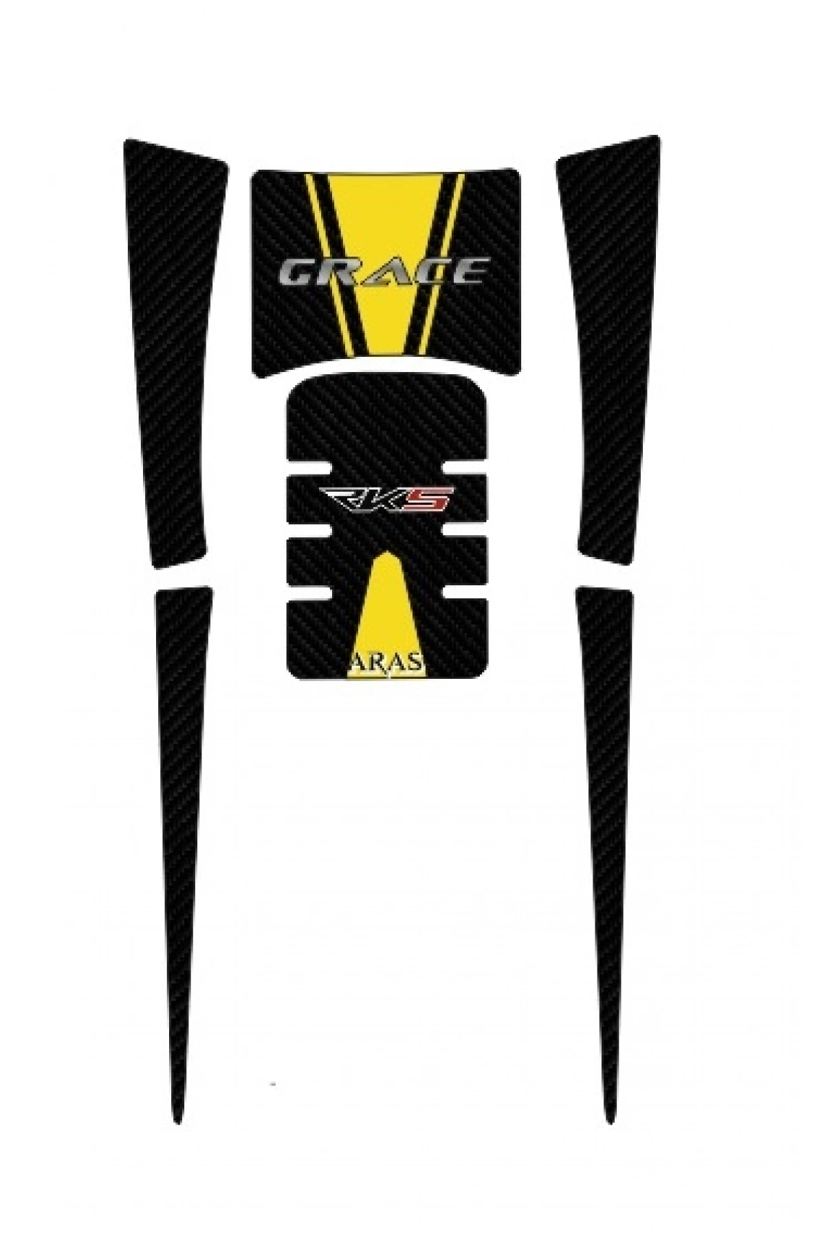 Rks Grace 202 160 cc 2022 Uyumlu Tank Pad Set