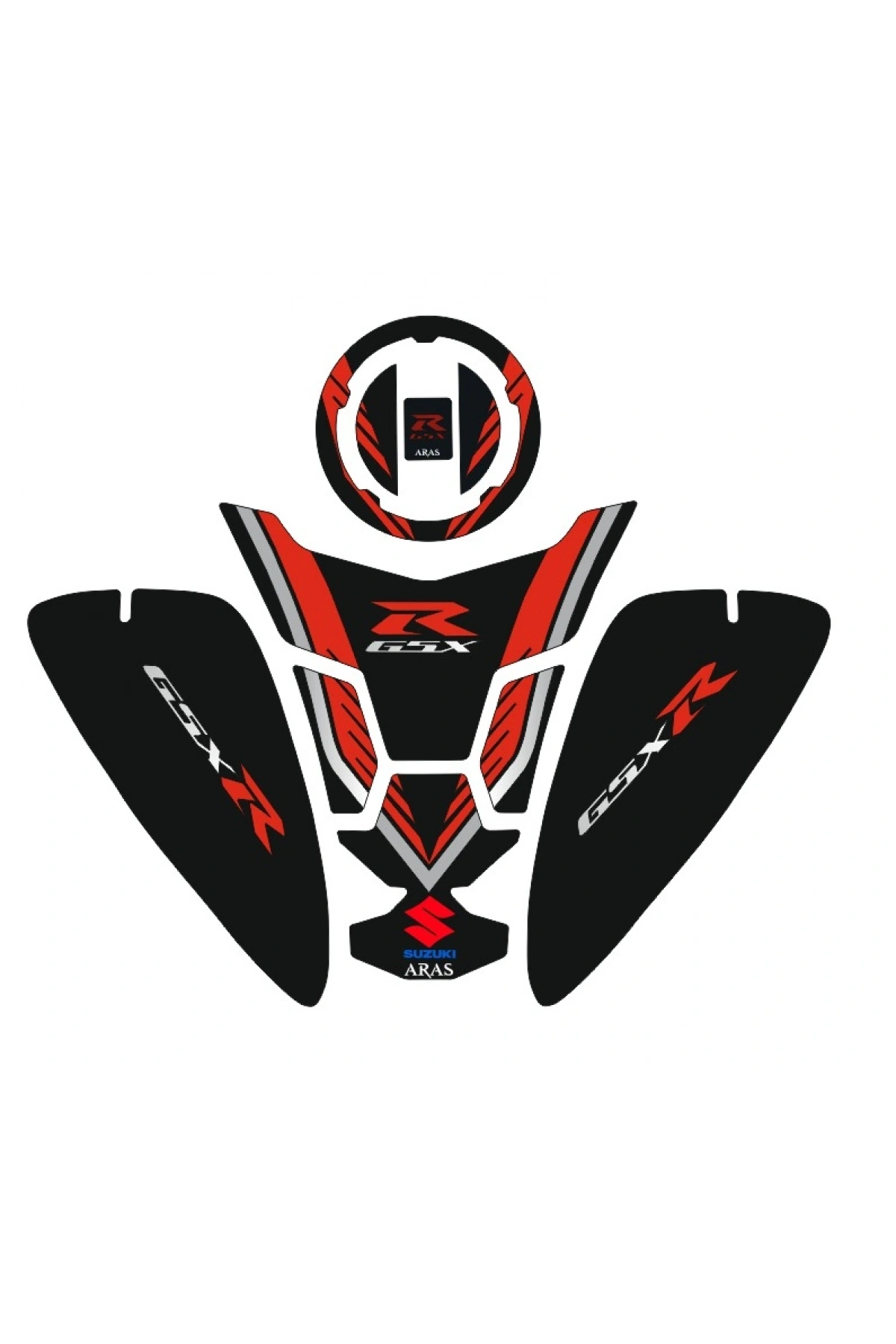 Suzuki R - GSX Uyumlu Tank Pad Seti