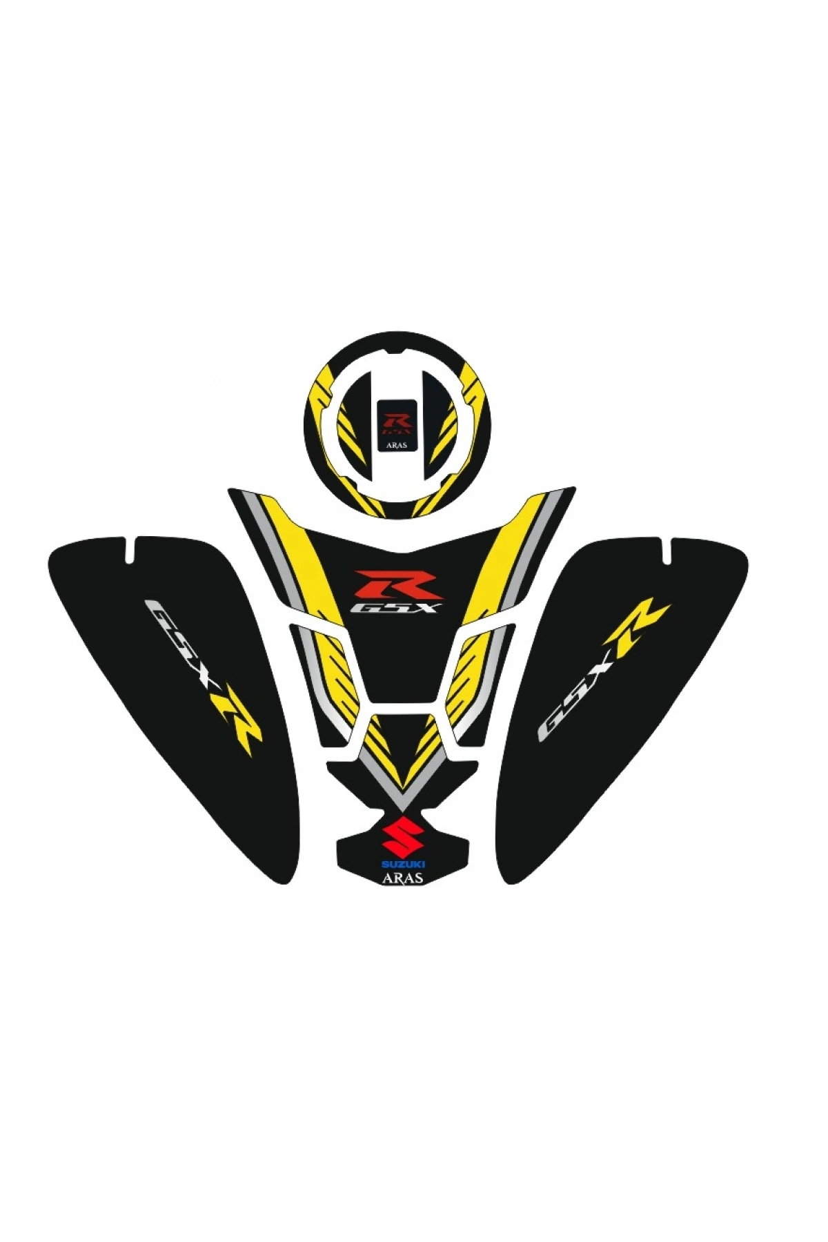 Suzuki R - GSX Uyumlu Tank Pad Seti