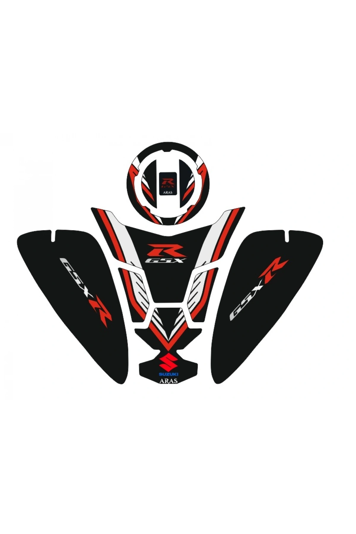 Suzuki R - GSX Uyumlu Tank Pad Seti