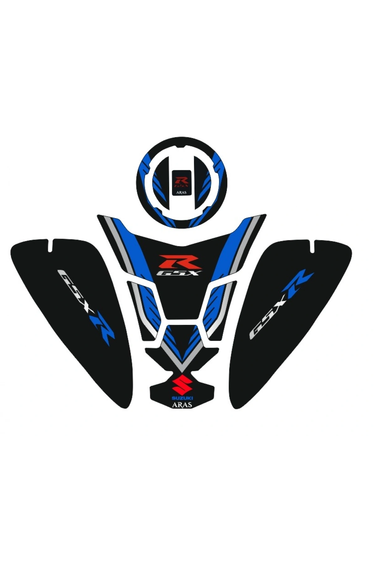 Suzuki R - GSX Uyumlu Tank Pad Seti