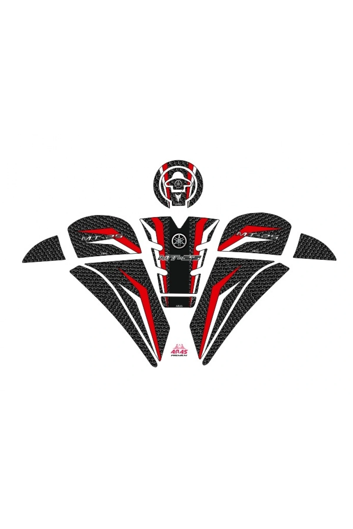 Yamaha MT-25 2020-2023 Uyumlu Tank Pad Seti