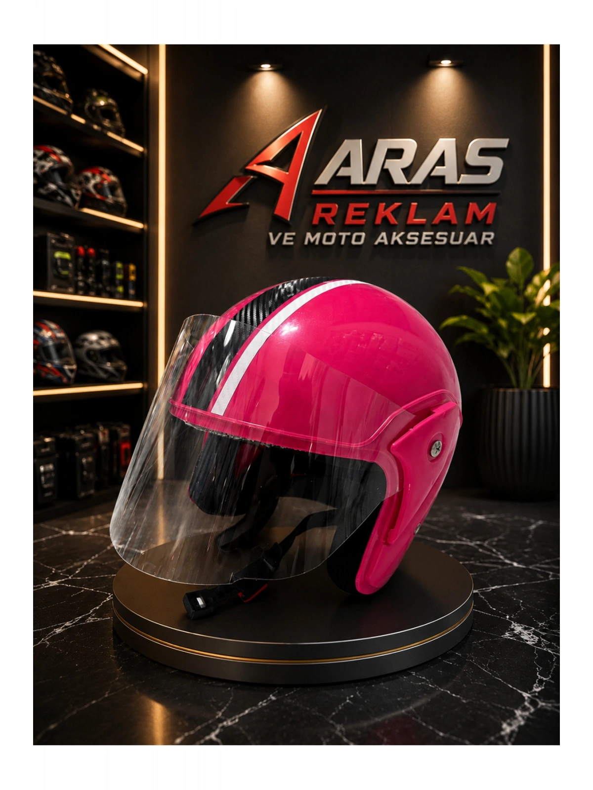 MOTORSİKLET YARIM MODEL KASK