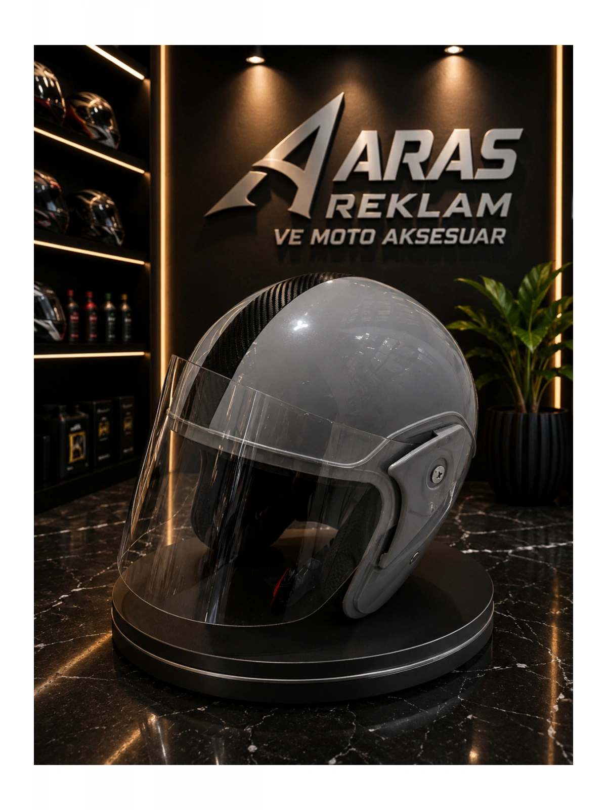 MOTORSİKLET YARIM MODEL KASK