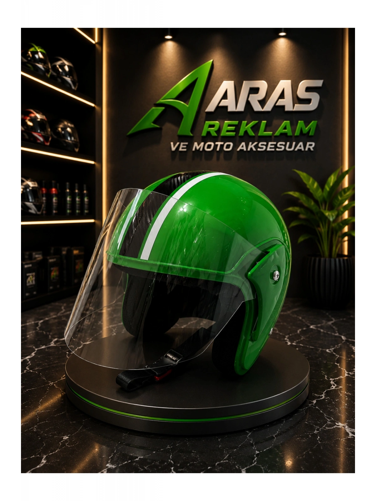 MOTORSİKLET YARIM MODEL KASK