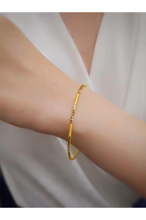 22 Ayar 10gr Kalemli Ajda İşçiliksiz Bilezik