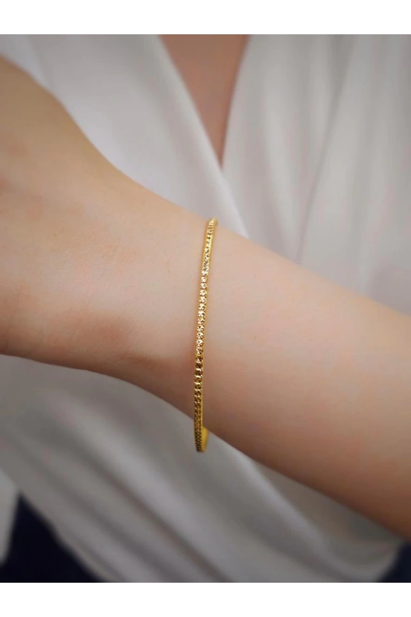 22 Ayar 10gr Yıldızlı Ajda İşçiliksiz Bilezik