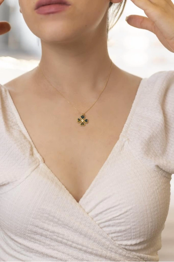 Yiğitbaşı Gold 14 Ayar Fancy Kolye