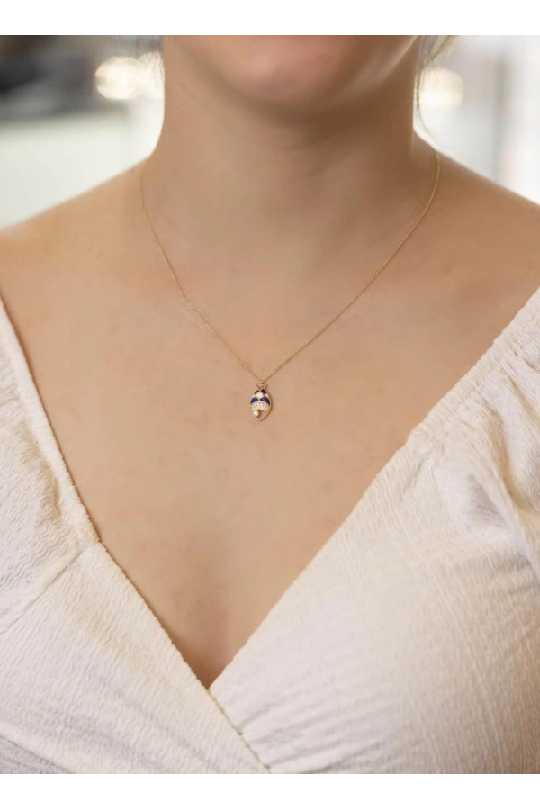 Yiğitbaşı Gold 14 Ayar Fancy Kolye (3587)