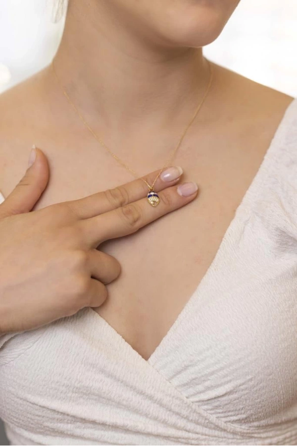 Yiğitbaşı Gold 14 Ayar Fancy Kolye (3587)