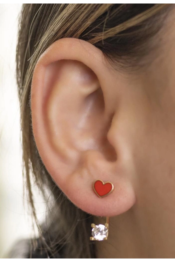 Yiğitbaşı Gold 14 Ayar Fancy Küpe (3495)