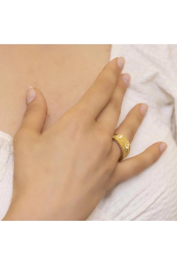 Yiğitbaşı Gold 14 Ayar Fancy Yüzük (3504)