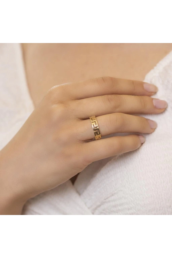 Yiğitbaşı Gold 14 Ayar Fancy Yüzük (3507)