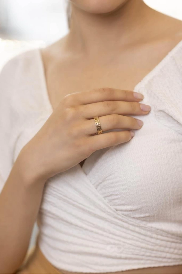 Yiğitbaşı Gold 14 Ayar Fancy Yüzük (3507)