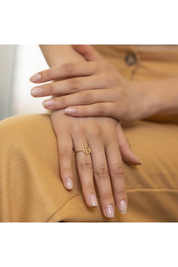 Yiğitbaşı Gold 14 Ayar Fancy Yüzük (3523)