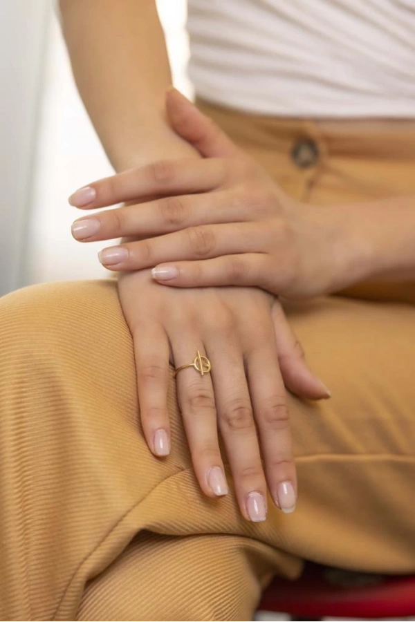 Yiğitbaşı Gold 14 Ayar Fancy Yüzük (3523)