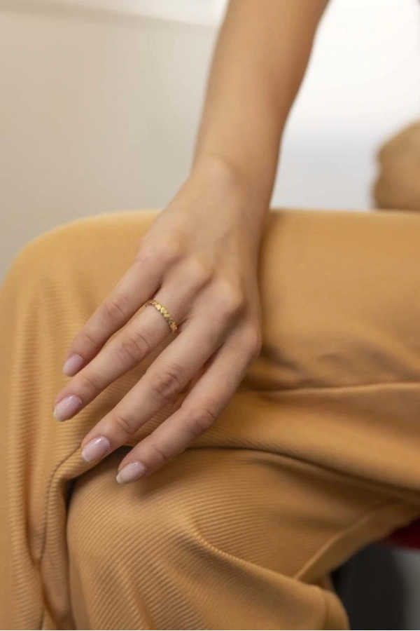 Yiğitbaşı Gold 14 Ayar Fancy Yüzük (3533)