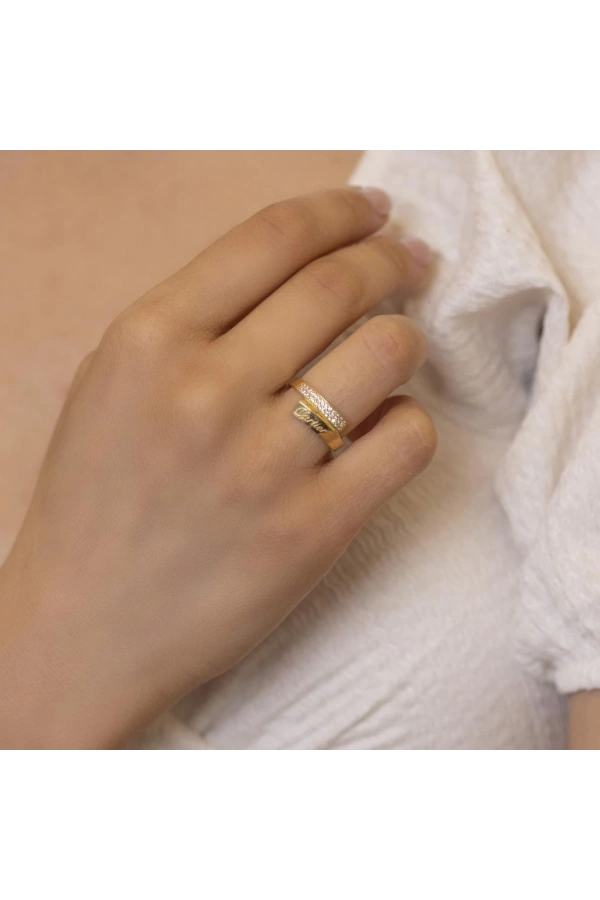 Yiğitbaşı Gold 14 Ayar Fancy Yüzük (3550)