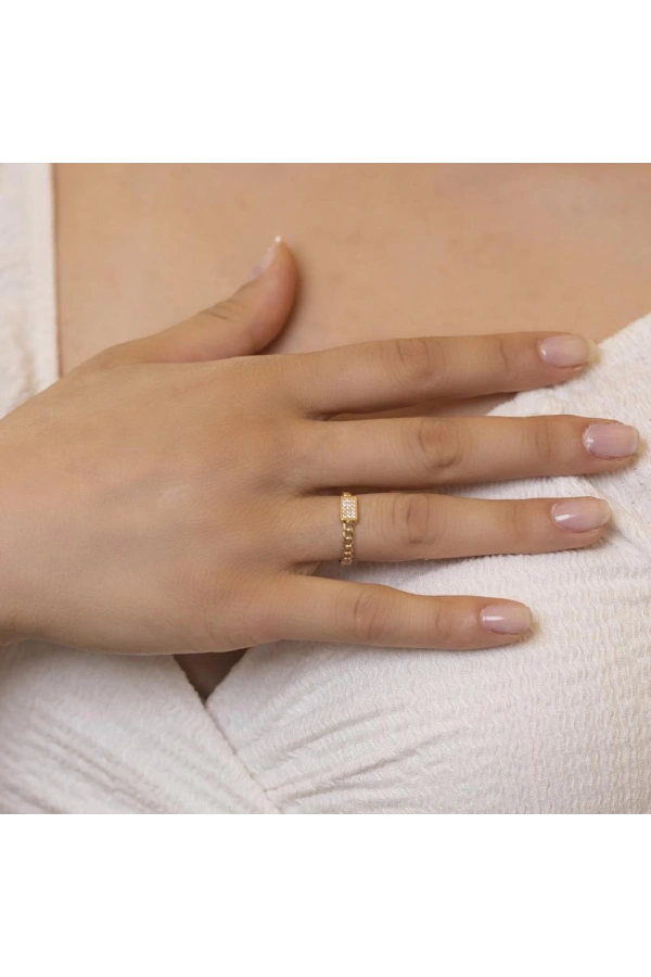 Yiğitbaşı Gold 14 Ayar Fancy Yüzük (3556)