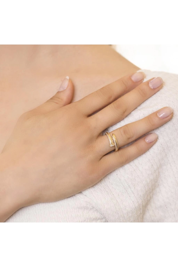 Yiğitbaşı Gold 14 Ayar Fancy Yüzük (3567)