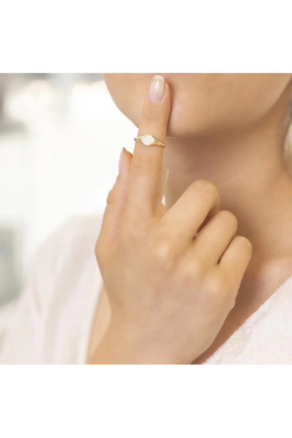 Yiğitbaşı Gold 14 Ayar Fancy Yüzük (3590)