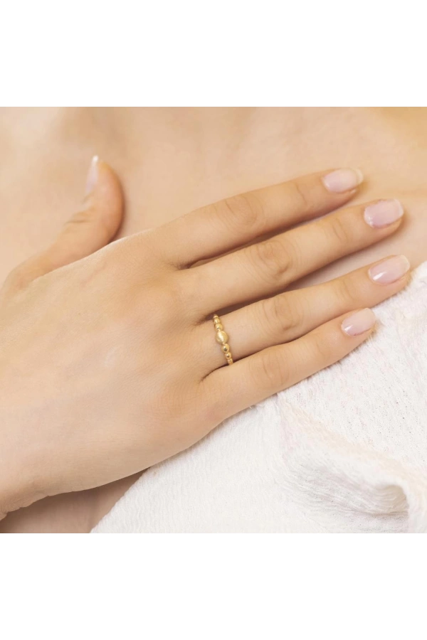 Yiğitbaşı Gold 14 Ayar Fancy Yüzük (3598)