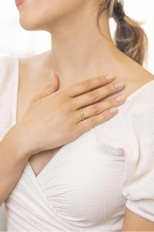 Yiğitbaşı Gold 14 Ayar Fancy Yüzük (3598)