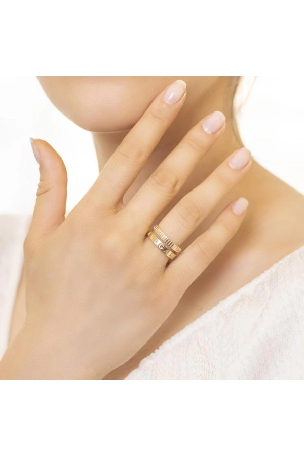 Yiğitbaşı Gold 14 Ayar Fancy Yüzük (3599)