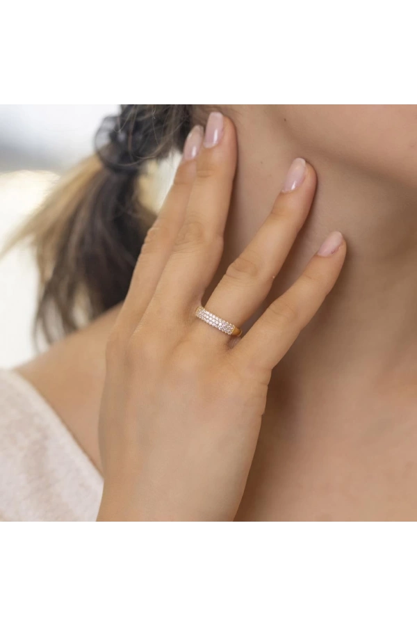 Yiğitbaşı Gold 14 Ayar Fancy Yüzük (3601)