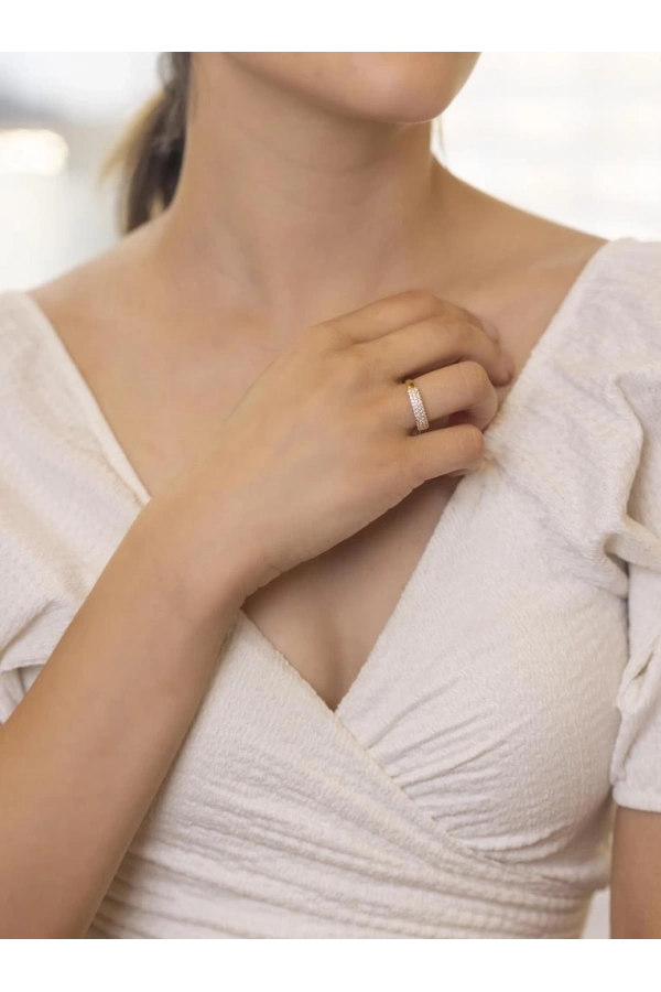 Yiğitbaşı Gold 14 Ayar Fancy Yüzük (3601)