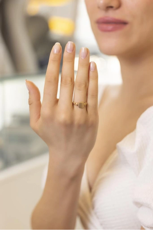 Yiğitbaşı Gold 14 Ayar Fancy Yüzük (3615)