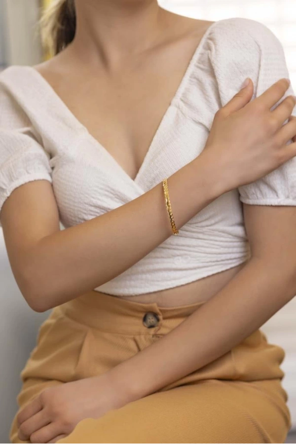 Yiğitbaşı Gold 22 Ayar 25 gr İşçiliksiz 3 Tel Adana Burma Bilezik