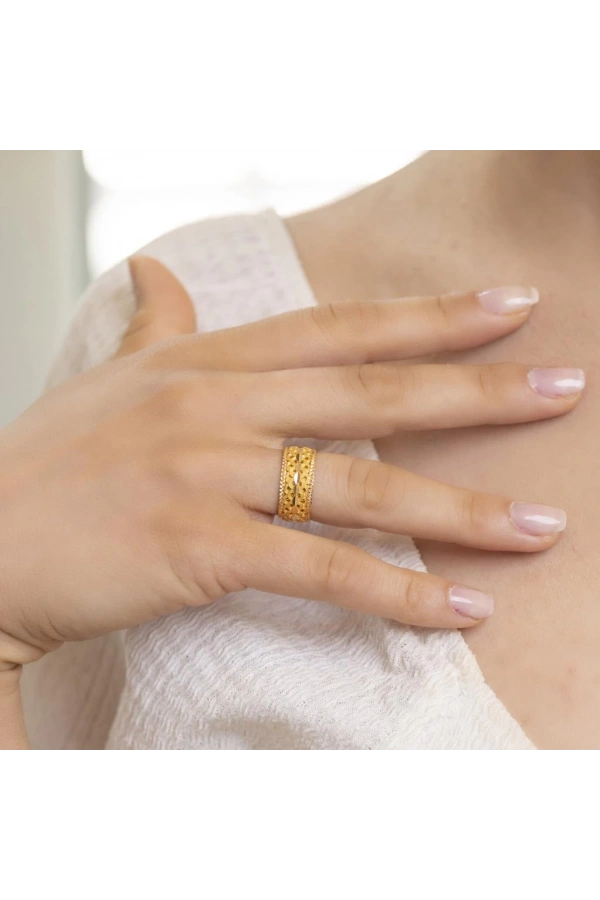 Yiğitbaşı Gold 22 Ayar Alyans Yüzük 3194