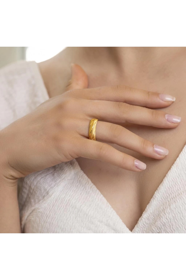 Yiğitbaşı Gold 22 Ayar Alyans Yüzük 3202