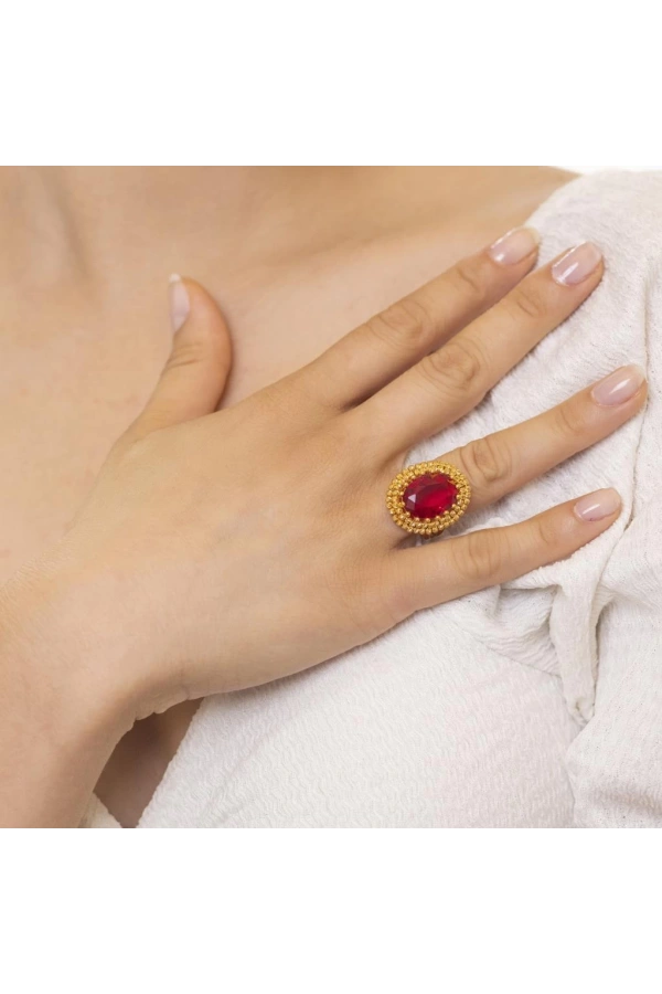 Yiğitbaşı Gold 22 Ayar Antep İşi Yüzük (3503)