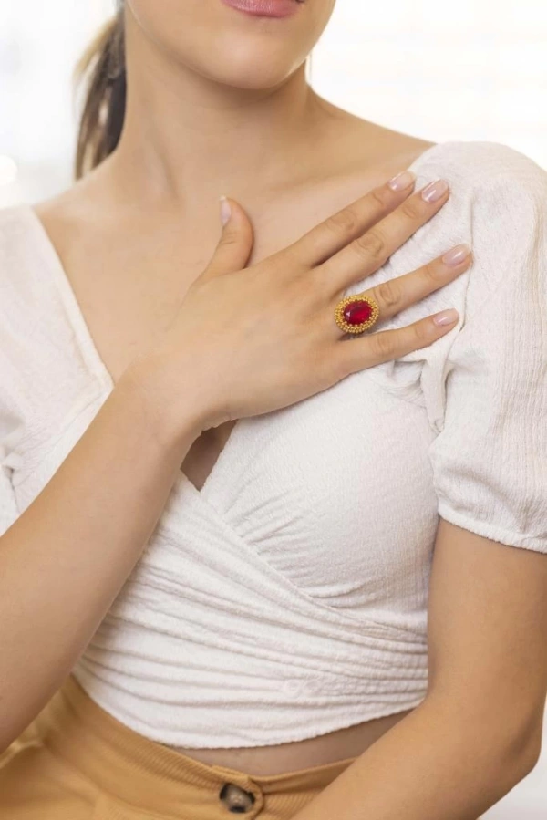 Yiğitbaşı Gold 22 Ayar Antep İşi Yüzük (3503)