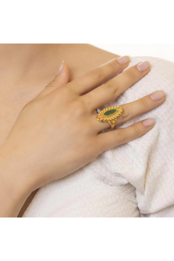 Yiğitbaşı Gold 22 Ayar Antep İşi Yüzük (3506)