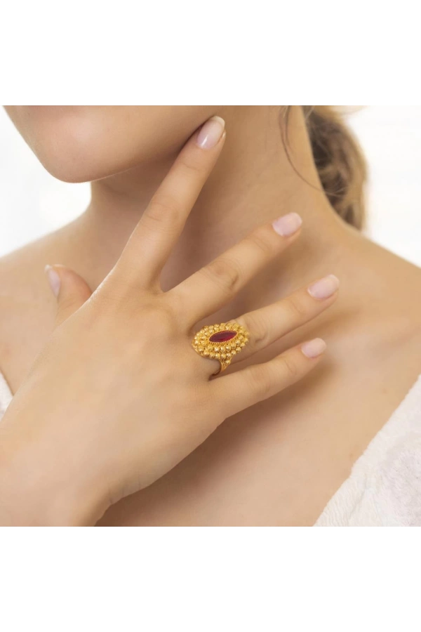 Yiğitbaşı Gold 22 Ayar Antep İşi Yüzük (3515)