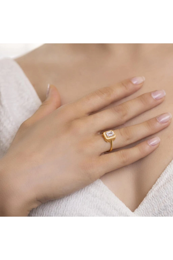 Yiğitbaşı Gold 22 Ayar Baget Yüzük