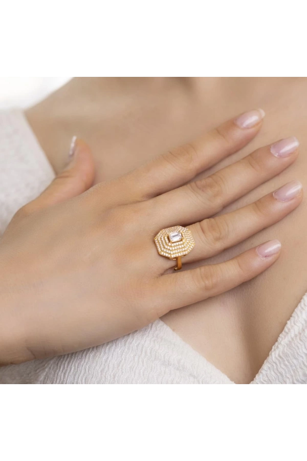 Yiğitbaşı Gold 22 Ayar Baget Yüzük