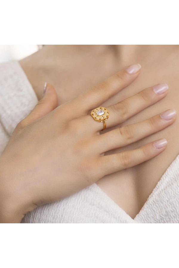 Yiğitbaşı Gold 22 Ayar Baget Yüzük