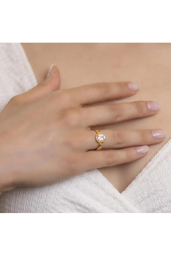 Yiğitbaşı Gold 22 Ayar Baget Yüzük