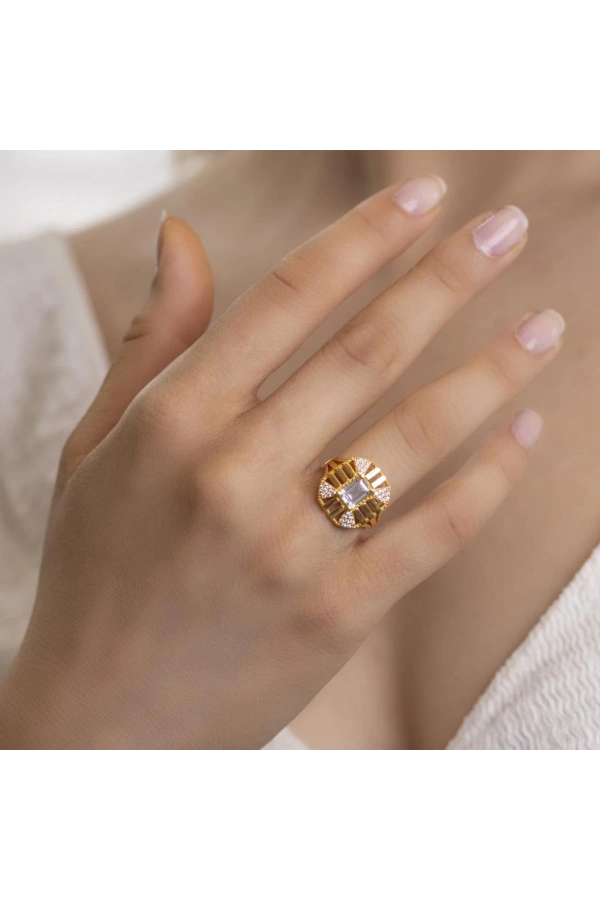 Yiğitbaşı Gold 22 Ayar Baget Yüzük